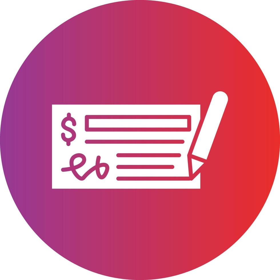 Vector Design Cheque Book Icon Style