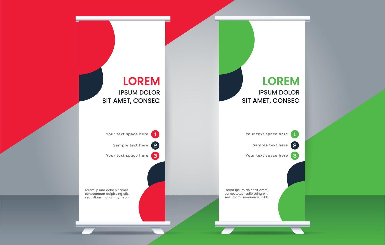 Modern roll up banner design template. flyer. pull up. presentation. brochure. poster. advertisement. vector