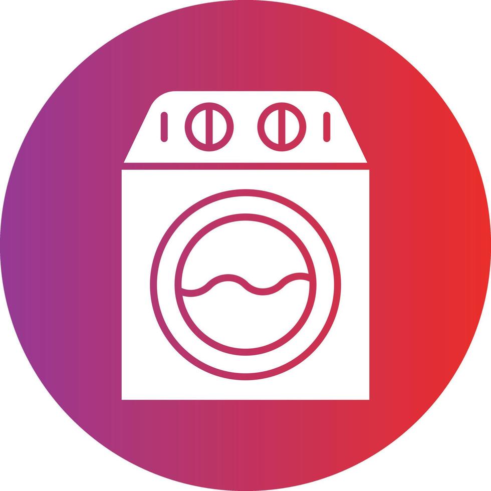 Vector Design Washing Machine Icon Style