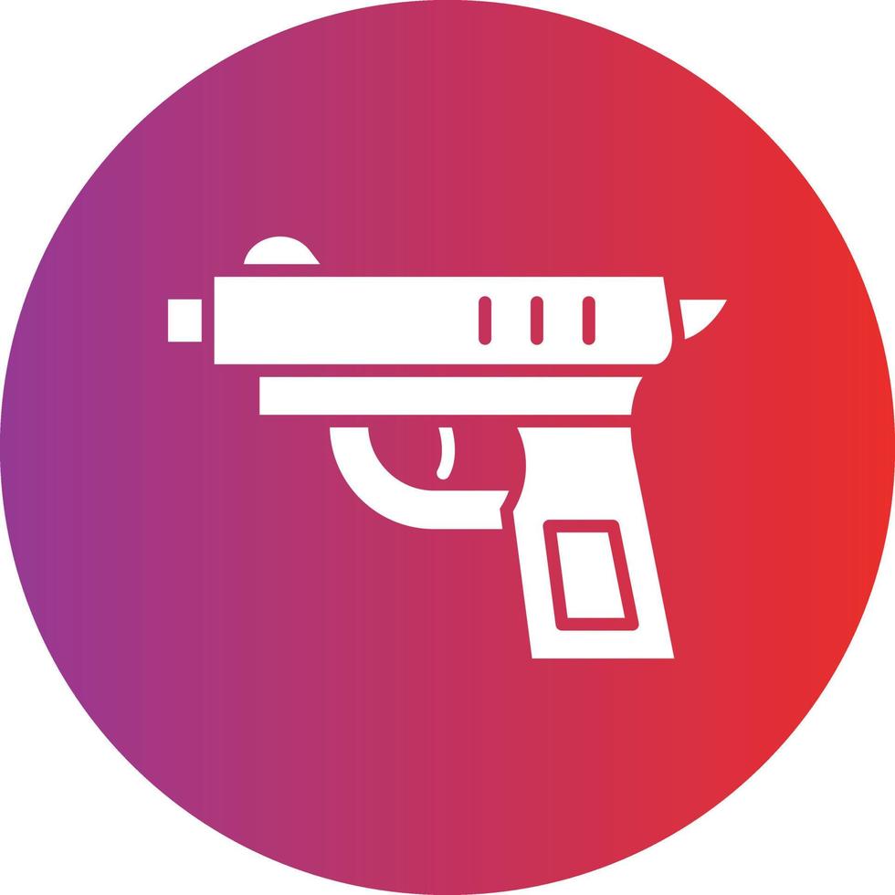 vector diseño pistola icono estilo