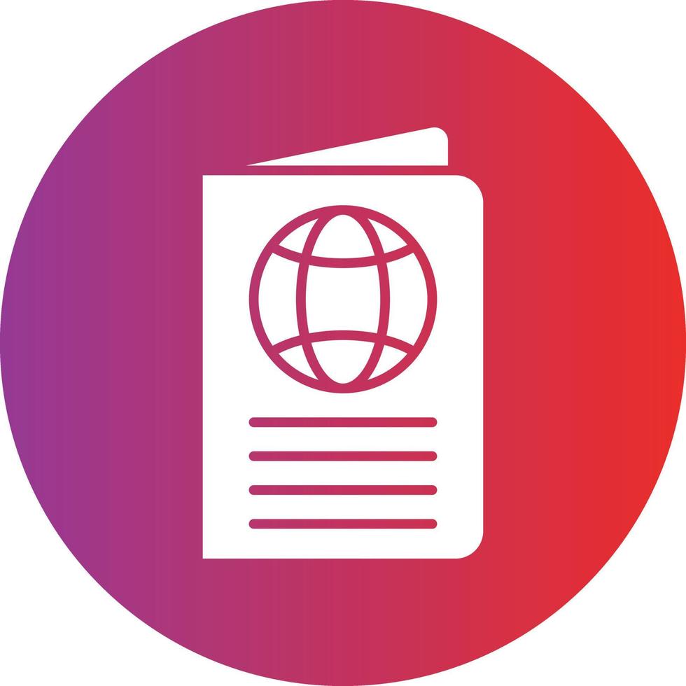 Vector Design Passport Icon Style