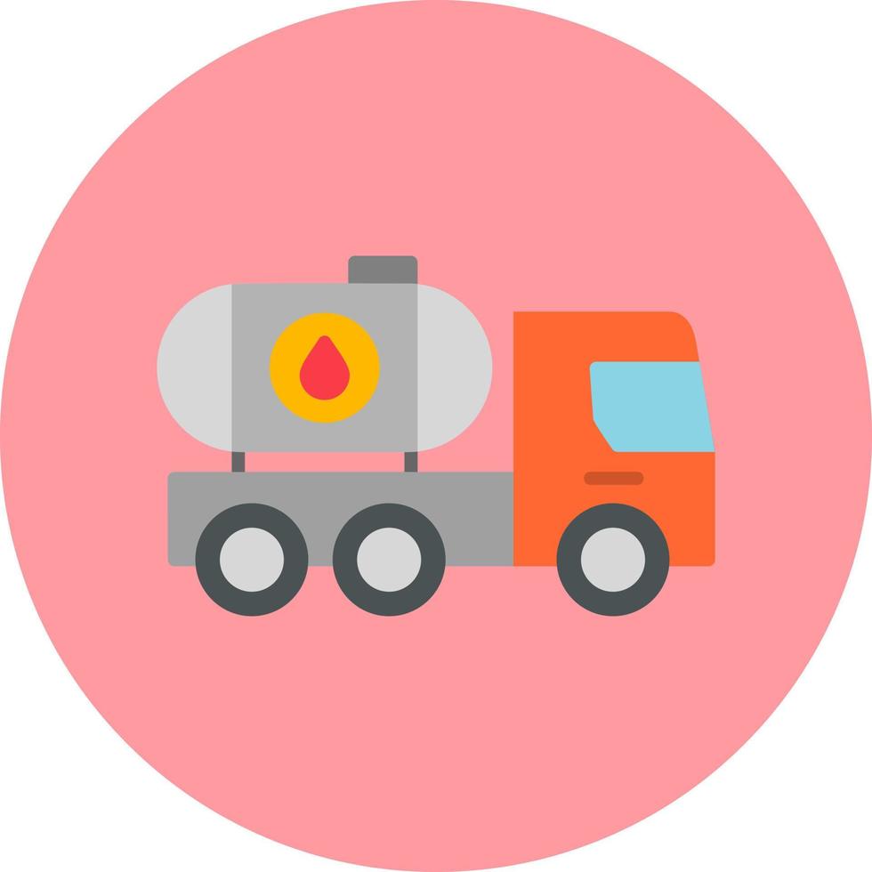 Oil Tank Vector Icon