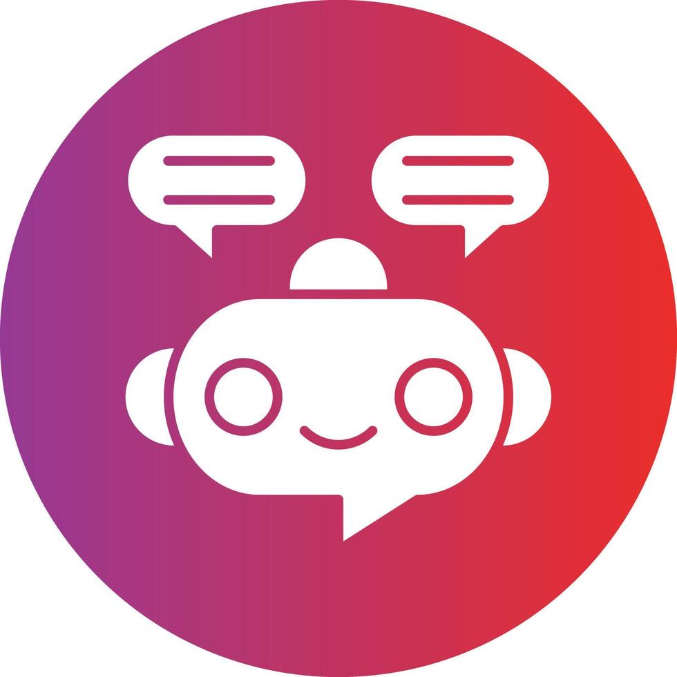 Vector Design Chatbot Icon Style