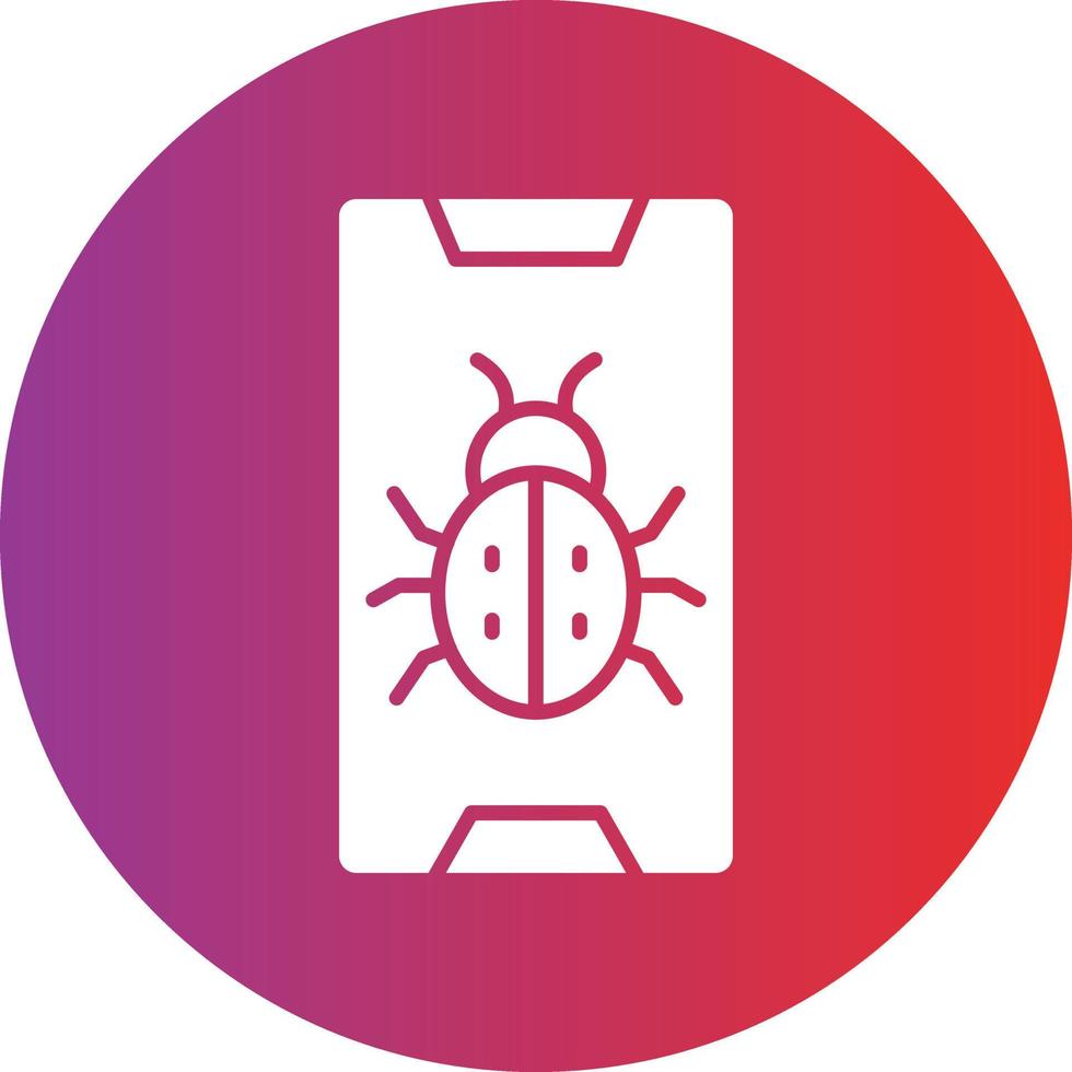 Vector Design Phone Virus Icon Style