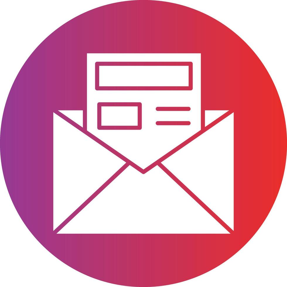 Vector Design Newsletter Icon Style