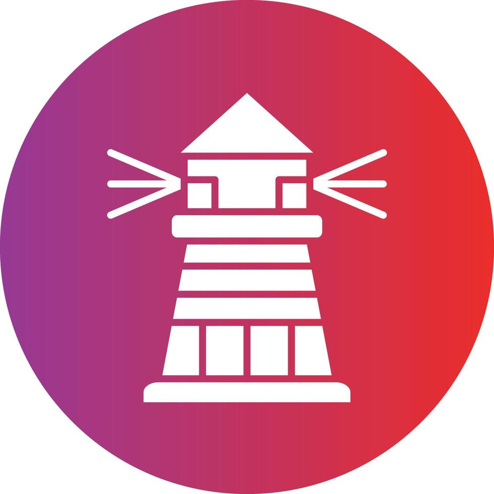 Vector Design Lighthouse Icon Style
