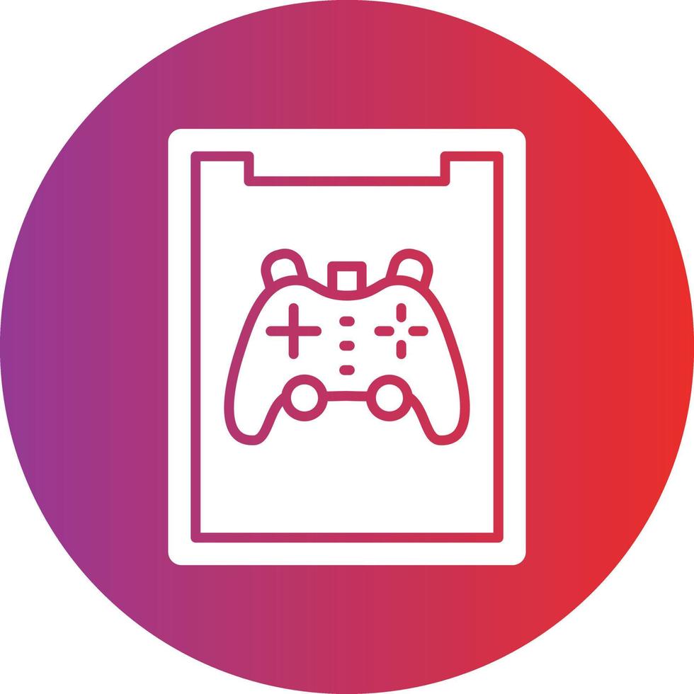 vector diseño tableta juego icono estilo