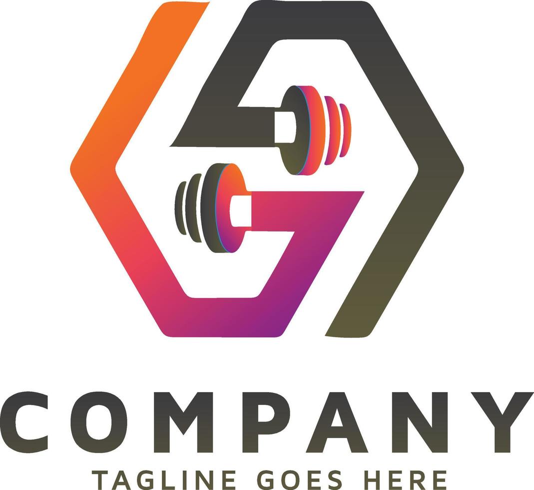 physical-fitness-letter-g-with-fitness-apparel-vector-template-download