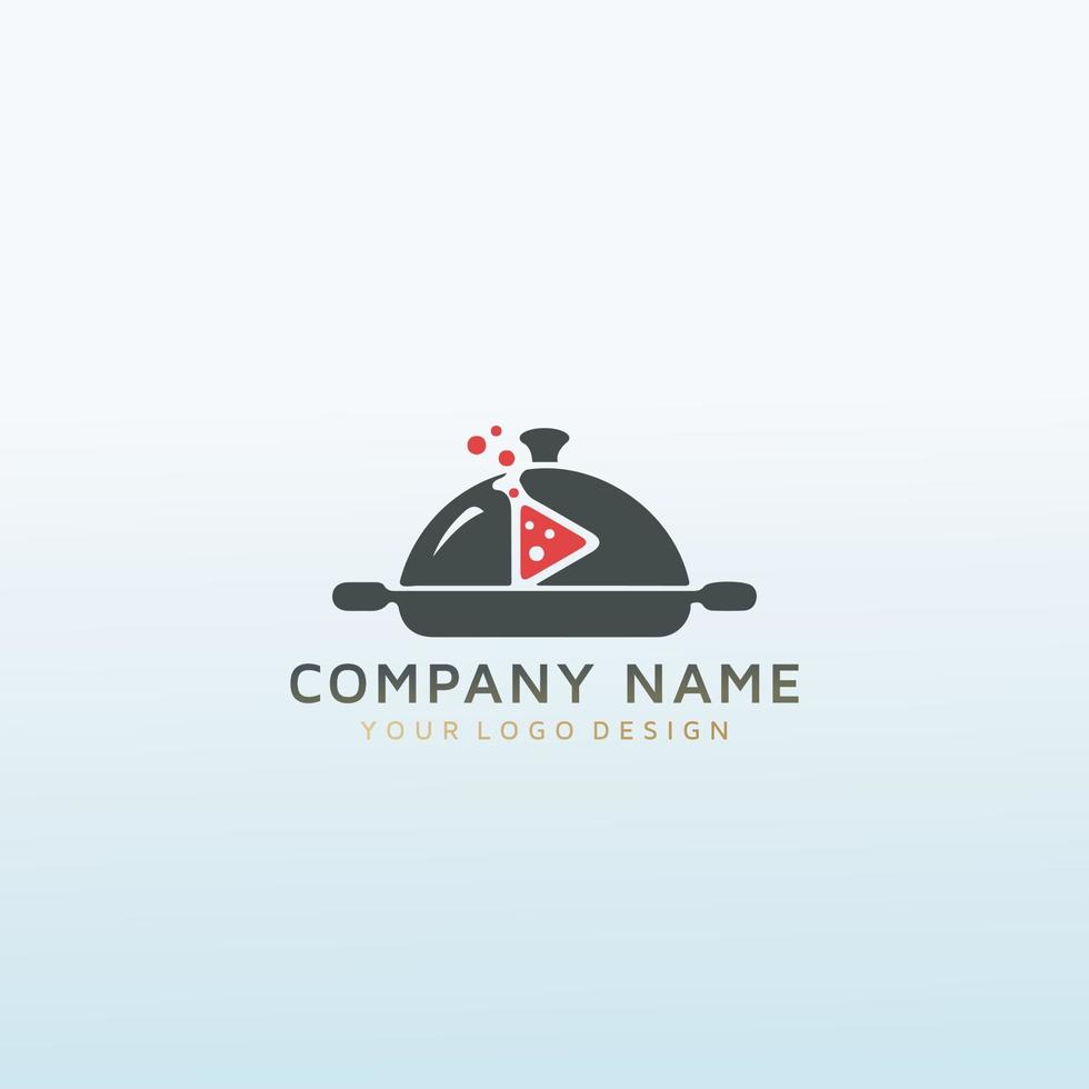 You Tube Channel science and cooking logo vector