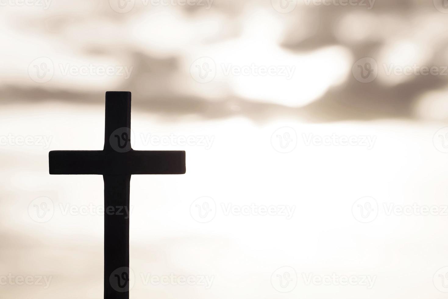 The cross symbolizes the faith of Jesus. photo