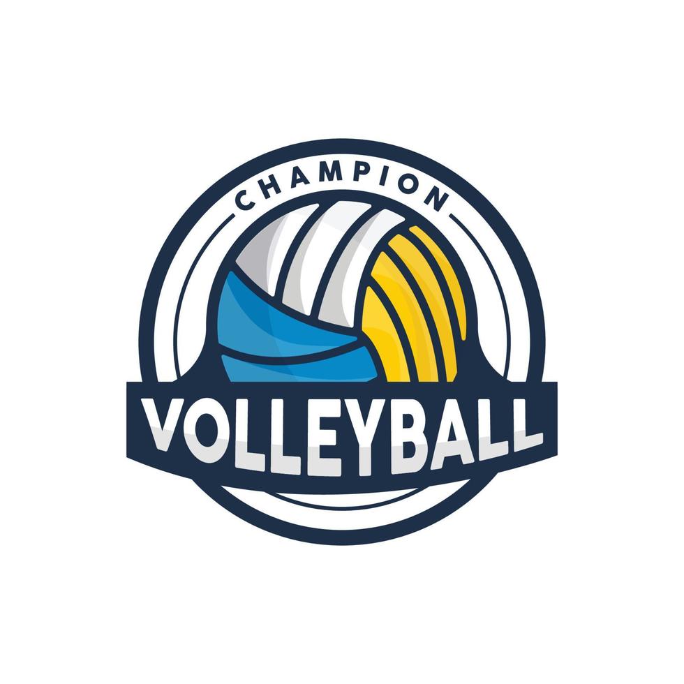 vóleibol logo, deporte sencillo diseño, mundo Deportes torneo vector, ilustración símbolo icono vector