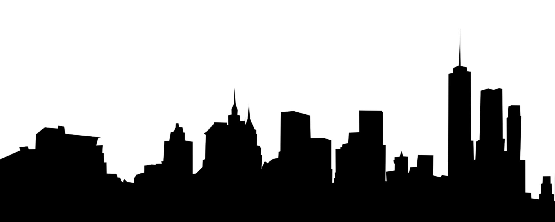 City, background illustration. Black png