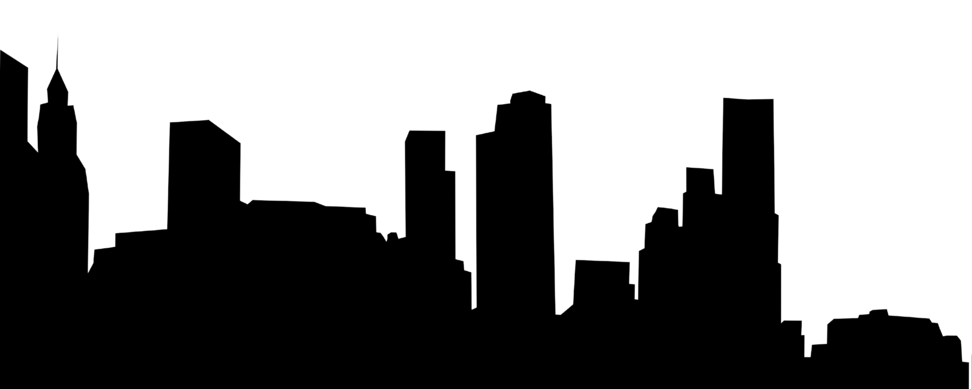 City, background illustration. Black png