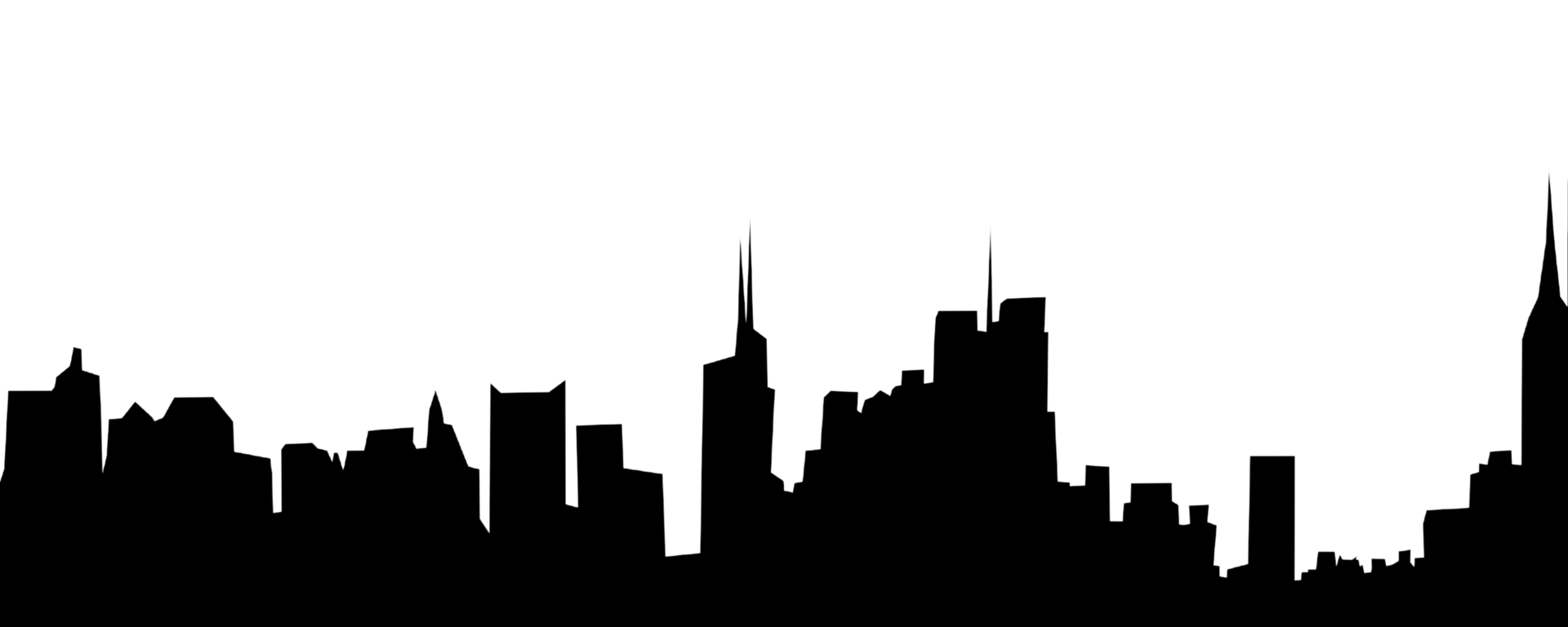 City, background illustration. Black png