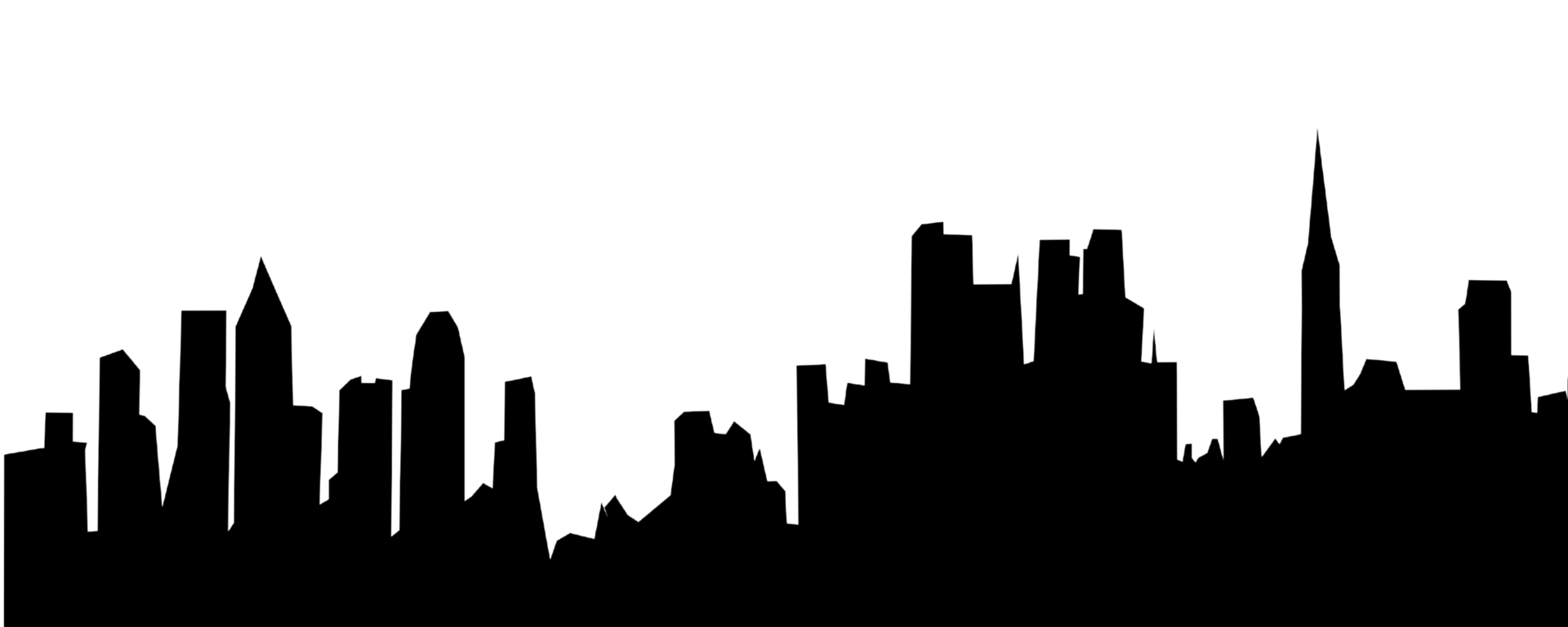 City, background illustration. Black png