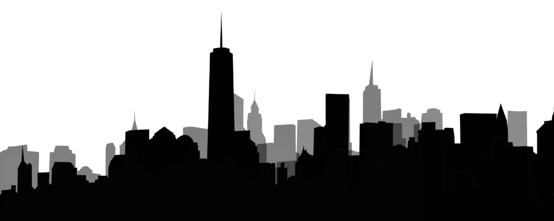 City, background illustration. Black png