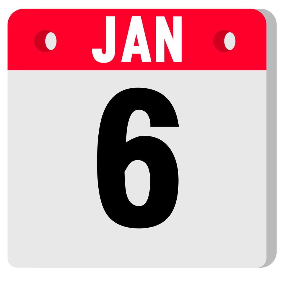 Calendar Icon. Calendar Icon with shadow. Flat style. Date, day and month vector