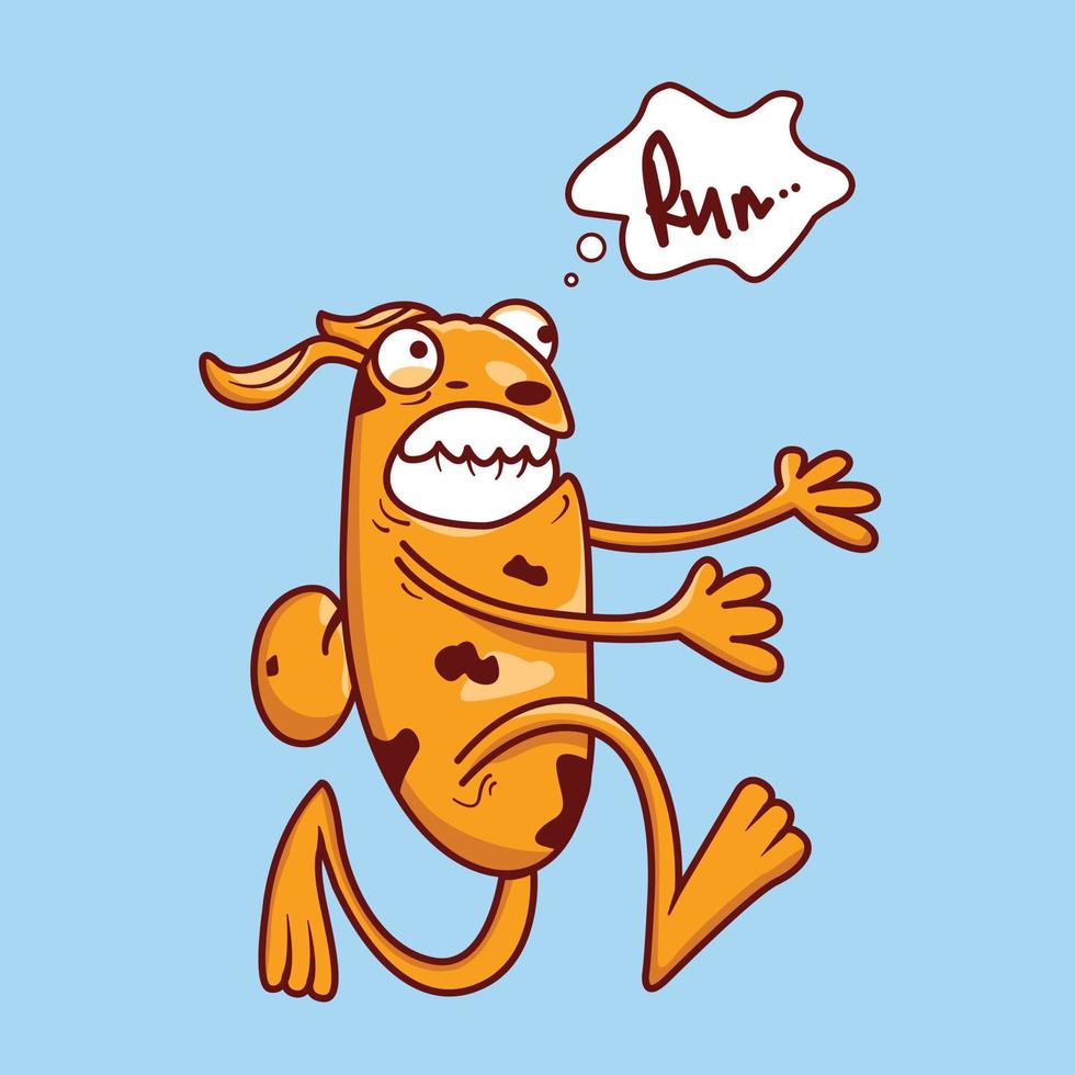 Run baby run vector
