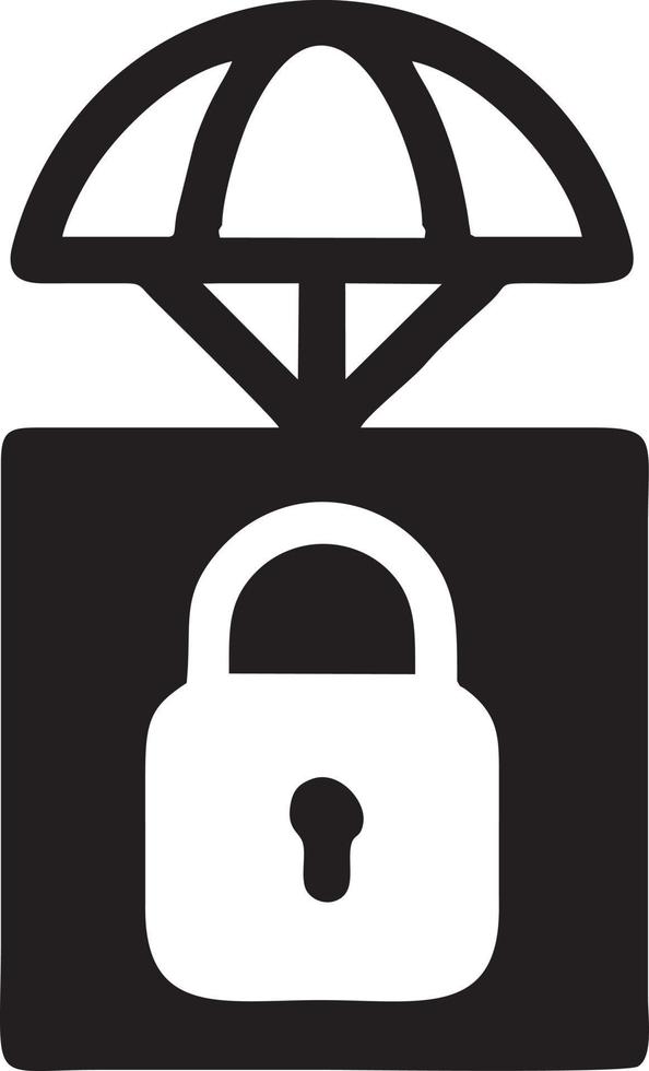 Lock security icon symbol vector image. Illustration of the key secure access system vector design. EPS 10