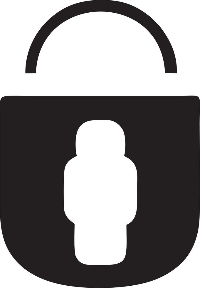 Lock security icon symbol vector image. Illustration of the key secure access system vector design. EPS 10