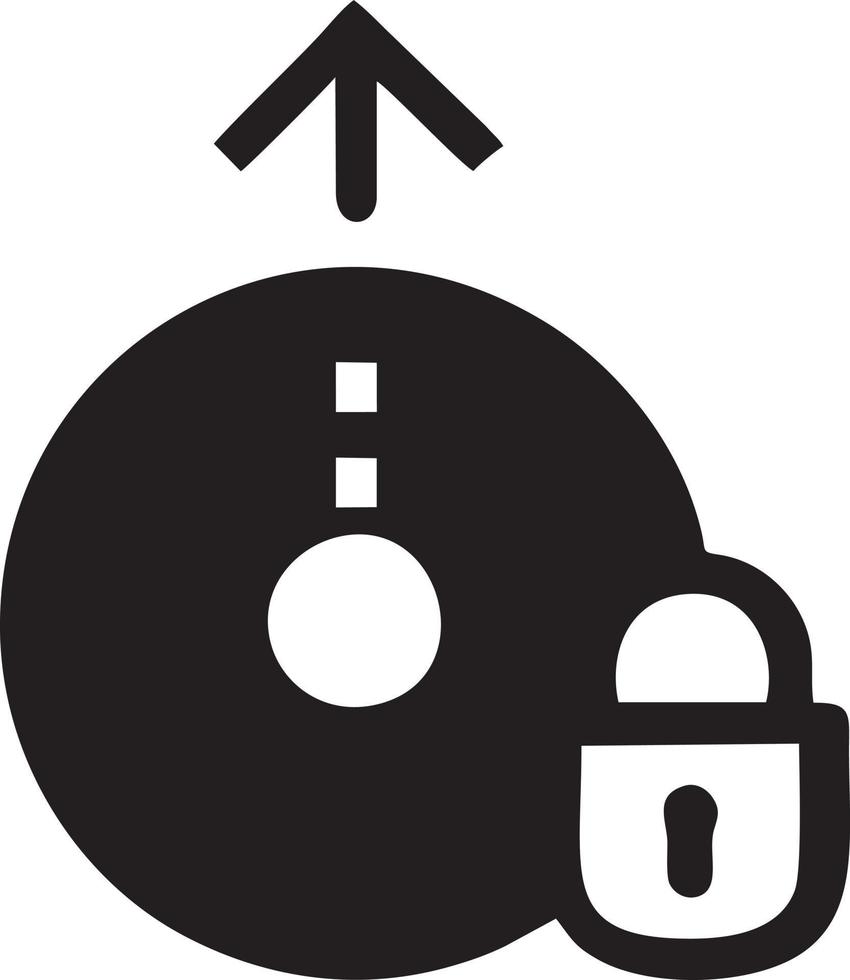 Lock security icon symbol vector image. Illustration of the key secure access system vector design. EPS 10