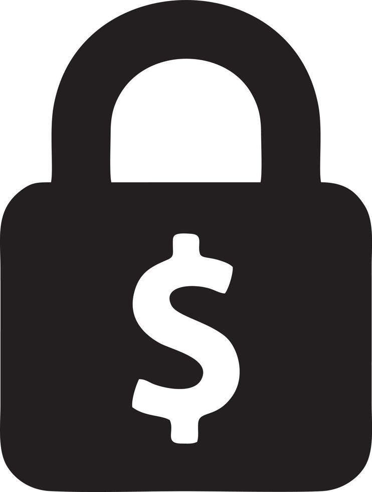 Lock security icon symbol vector image. Illustration of the key secure access system vector design. EPS 10