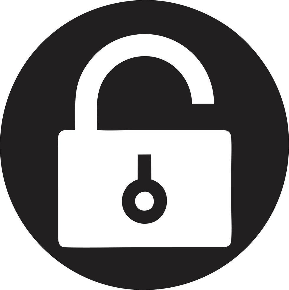 Lock security icon symbol vector image. Illustration of the key secure access system vector design. EPS 10