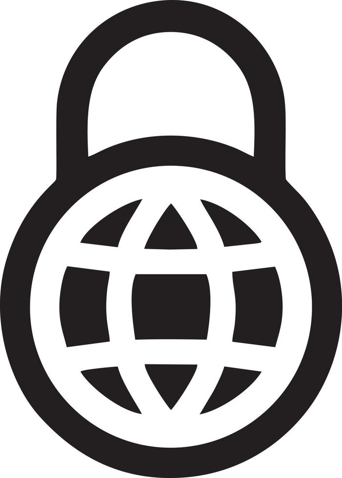 Lock security icon symbol vector image. Illustration of the key secure access system vector design. EPS 10