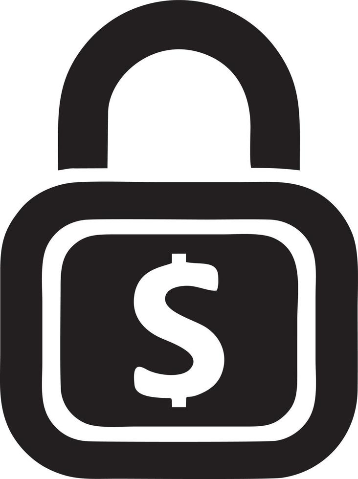 Lock security icon symbol vector image. Illustration of the key secure access system vector design. EPS 10
