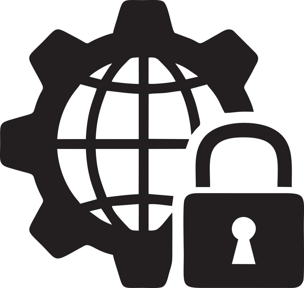 Lock security icon symbol vector image. Illustration of the key secure access system vector design. EPS 10