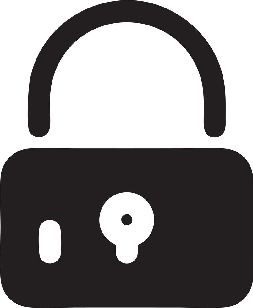 Lock security icon symbol vector image. Illustration of the key secure access system vector design. EPS 10