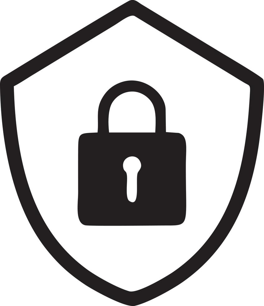 Lock security icon symbol vector image. Illustration of the key secure access system vector design. EPS 10