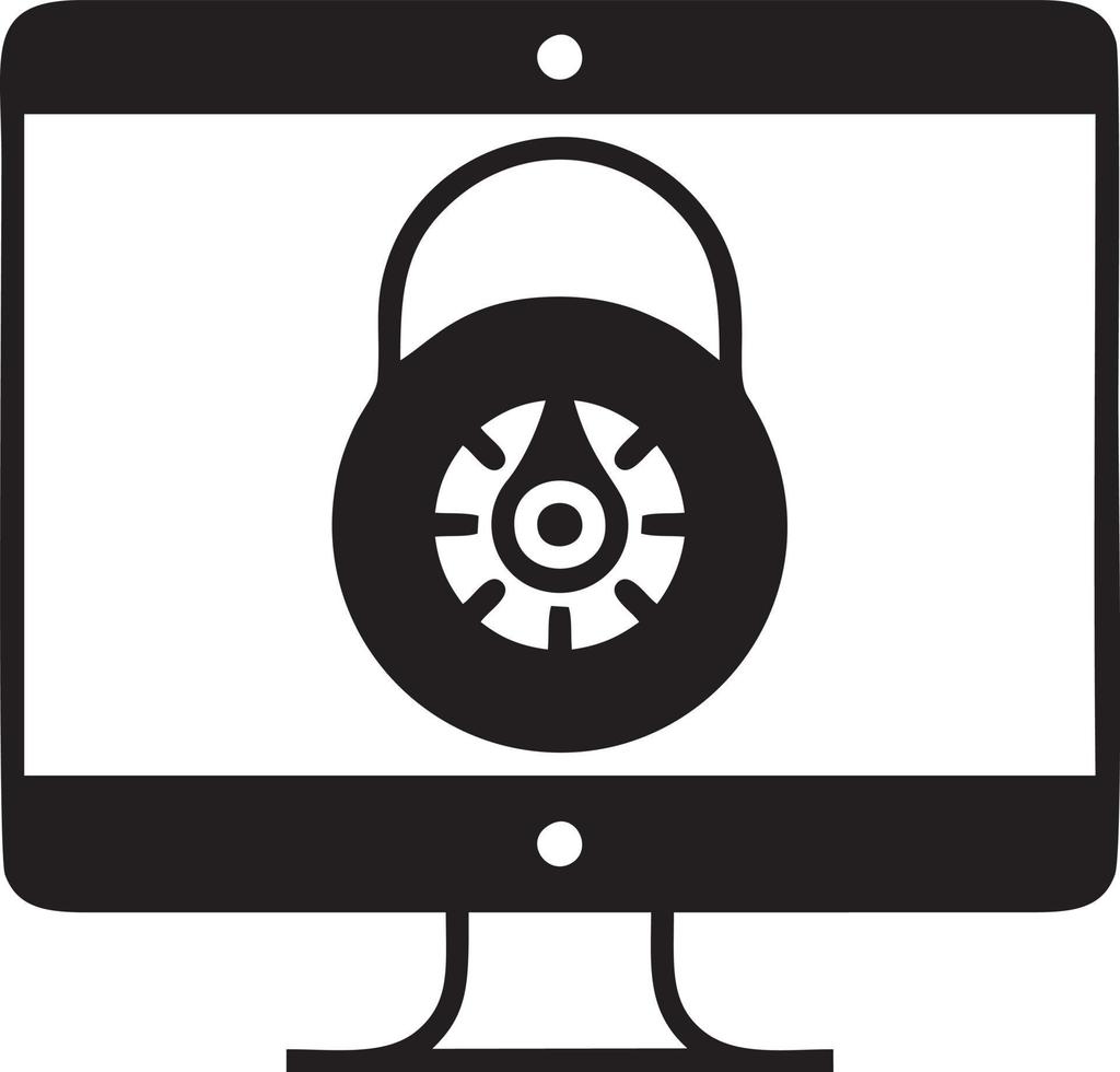 Lock security icon symbol vector image. Illustration of the key secure access system vector design. EPS 10