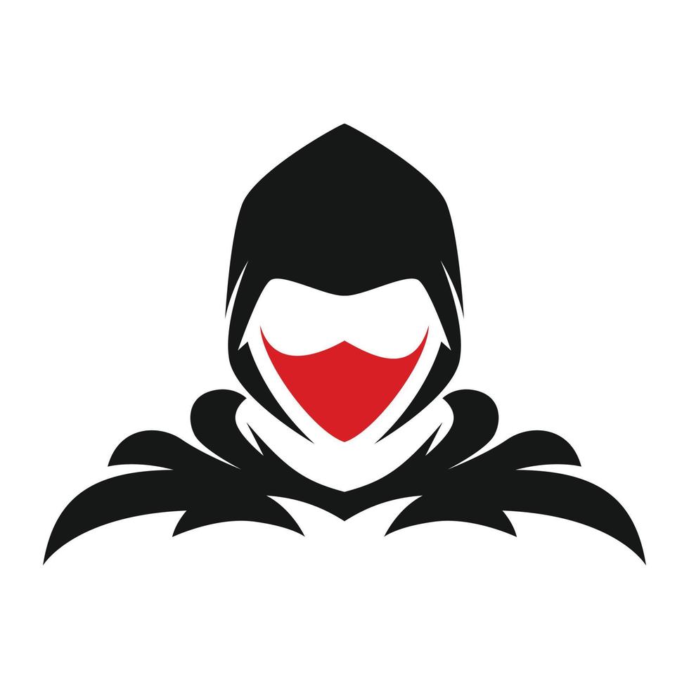 vector logo ninja