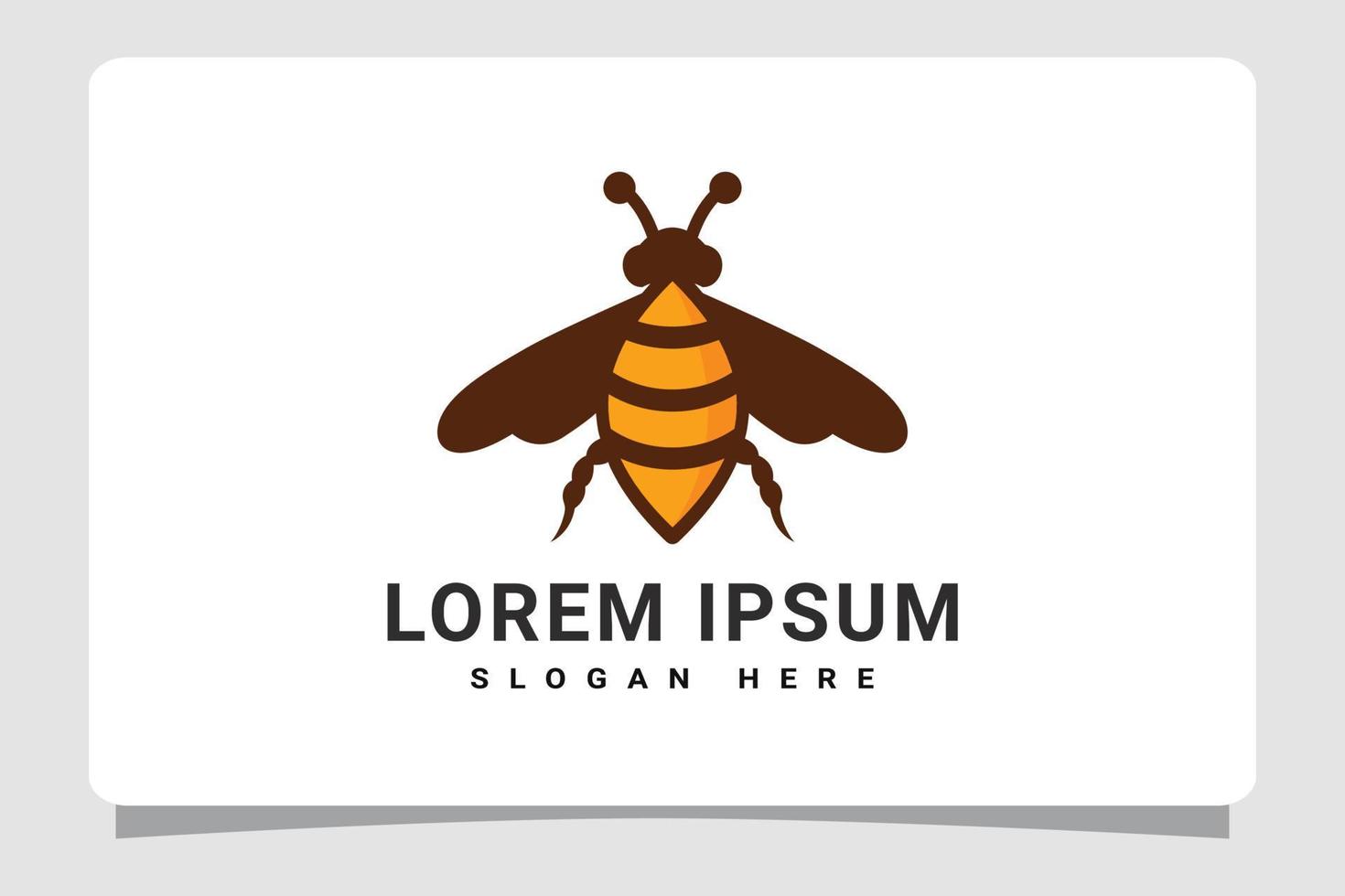 Honey Bee Logo Template Design Inspiration vector
