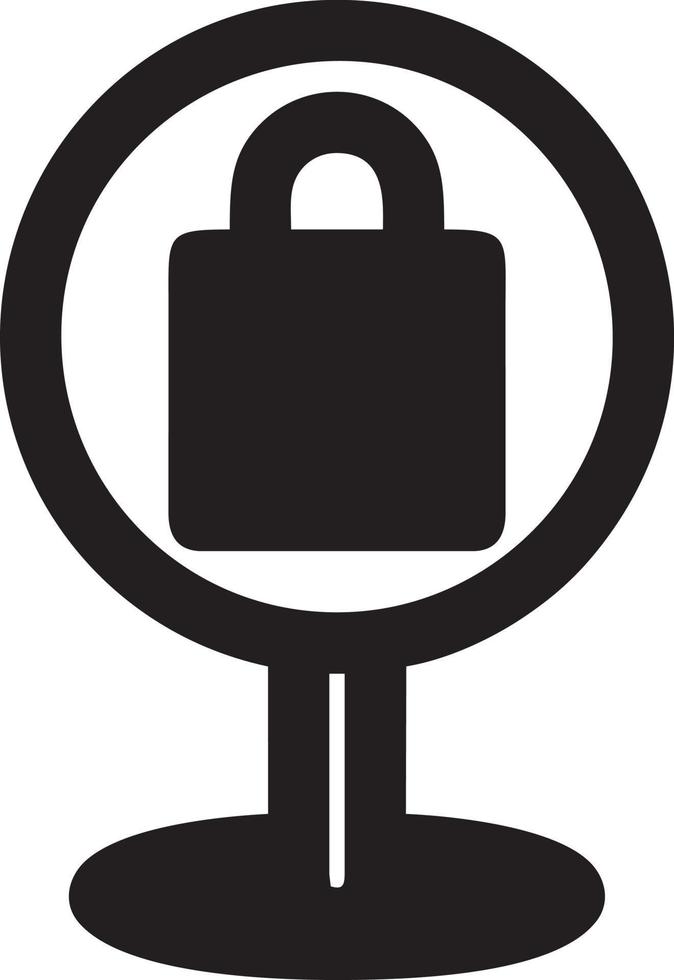 Lock security icon symbol vector image. Illustration of the key secure access system vector design. EPS 10