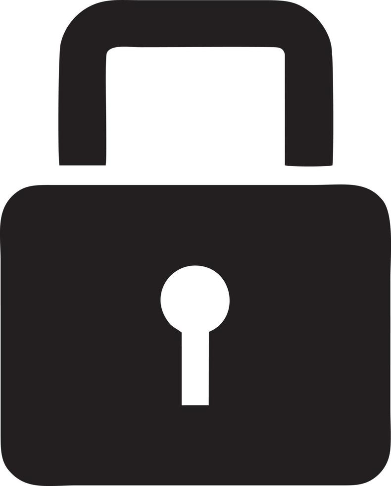 Lock security icon symbol vector image. Illustration of the key secure access system vector design. EPS 10