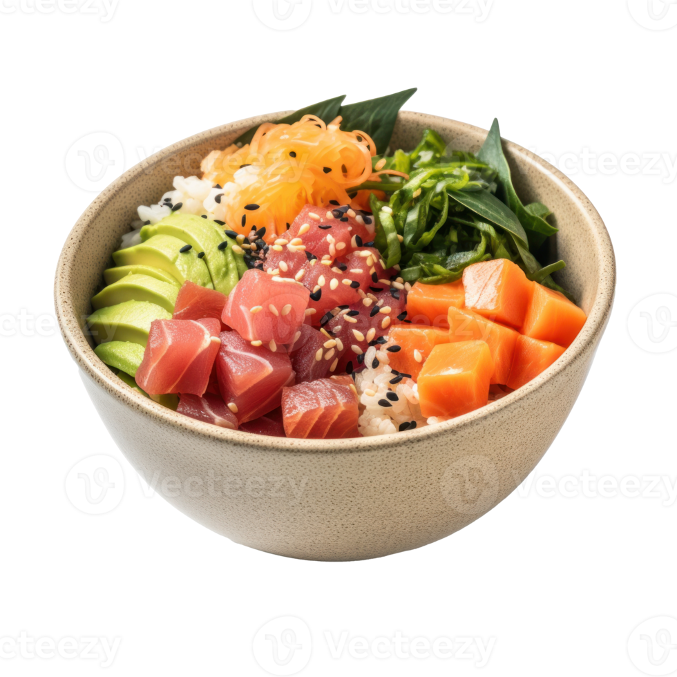 Poke bowl isolated 22536441 PNG
