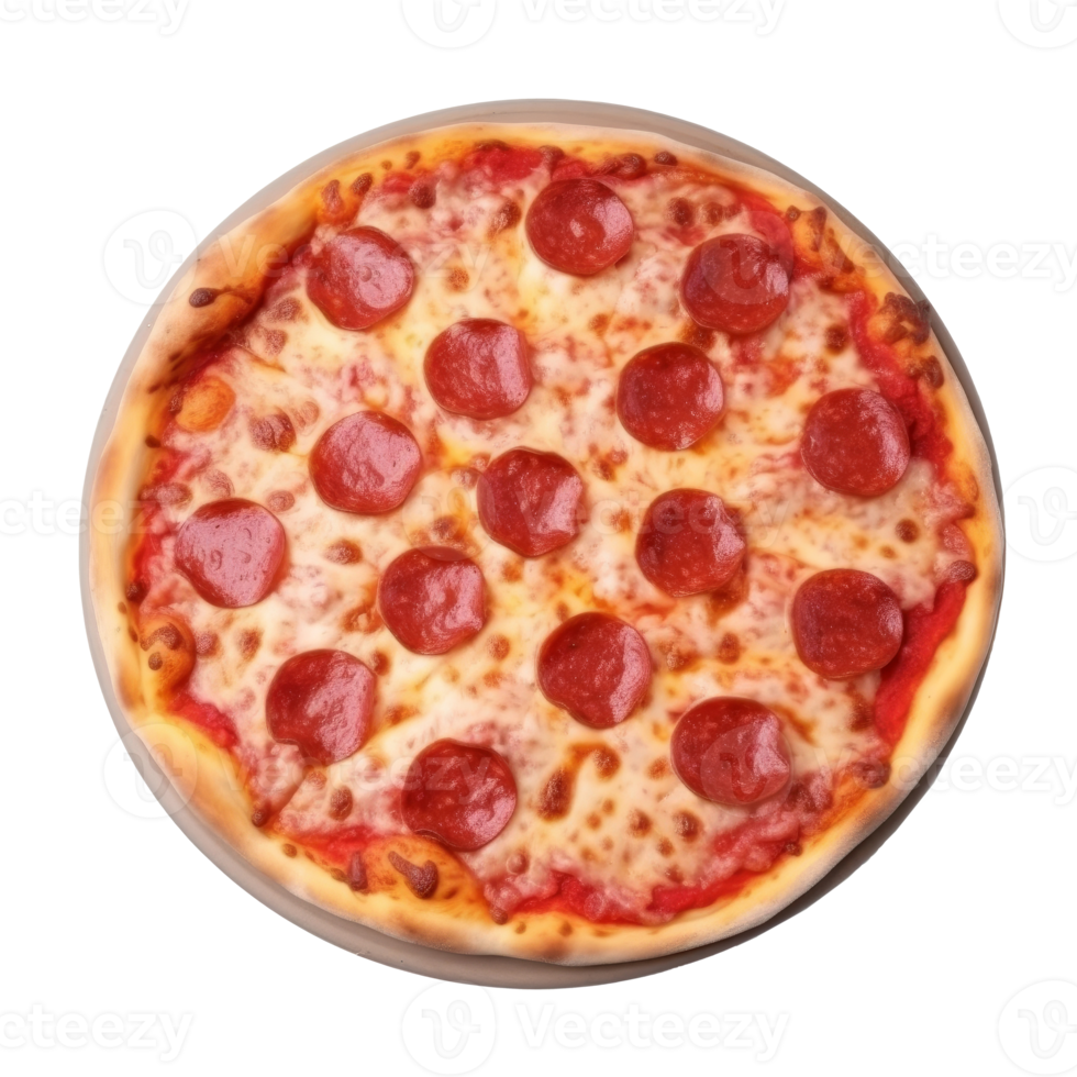 Hot pizza isolated. png