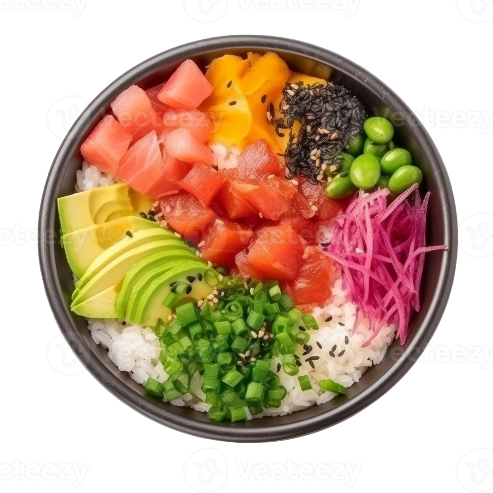 Poke Bowl Isolated 22536443 PNG