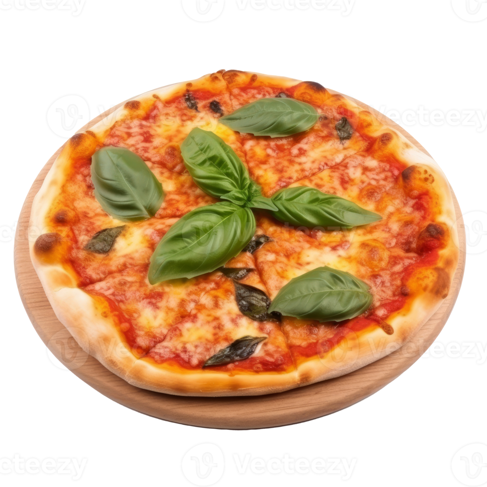 Hot pizza isolated. png