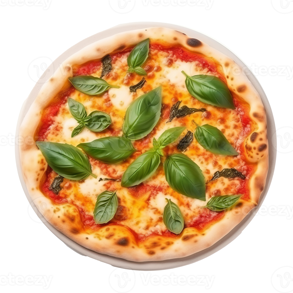 Hot pizza isolated. png