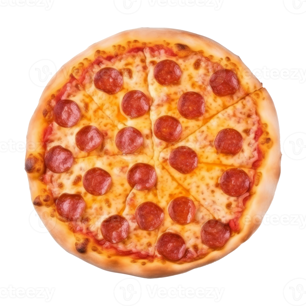 Hot pizza isolated. png