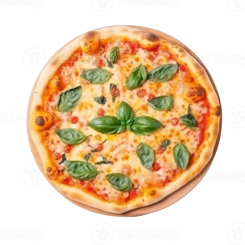 Hot pizza isolated. png