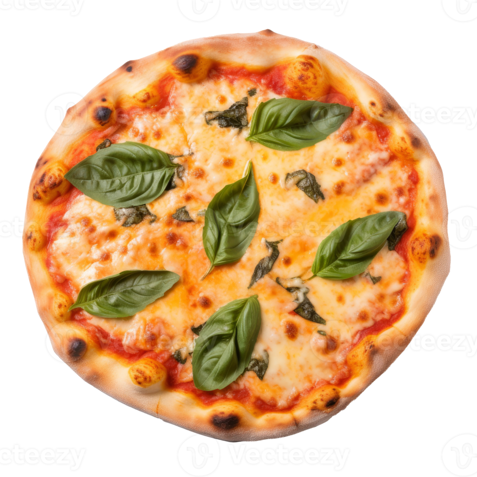 Hot pizza isolated. png