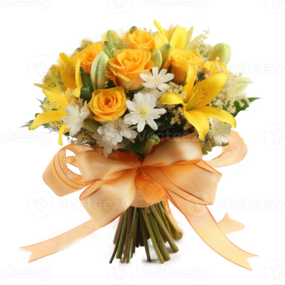 Bouquet flower isolated png