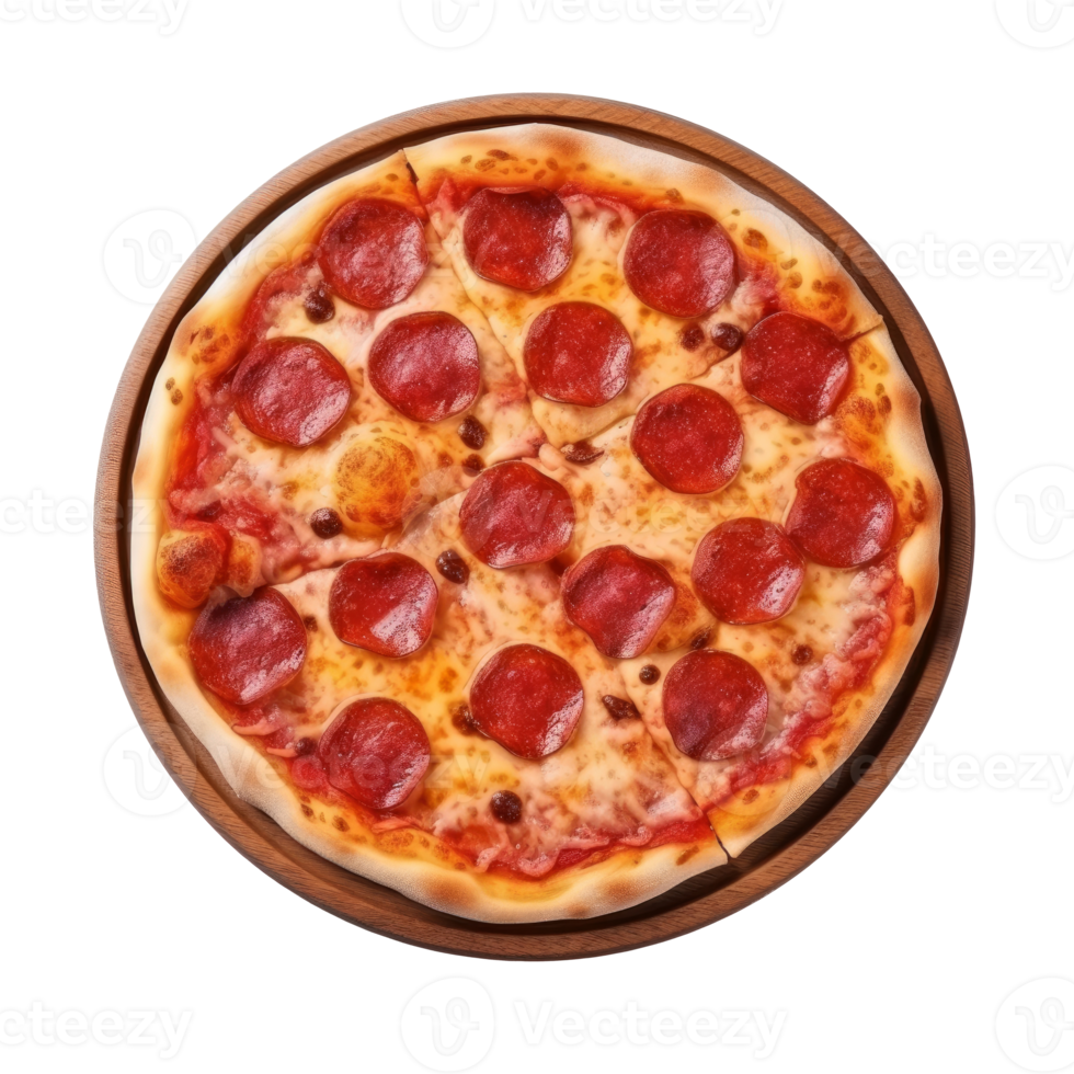 Hot pizza isolated. png