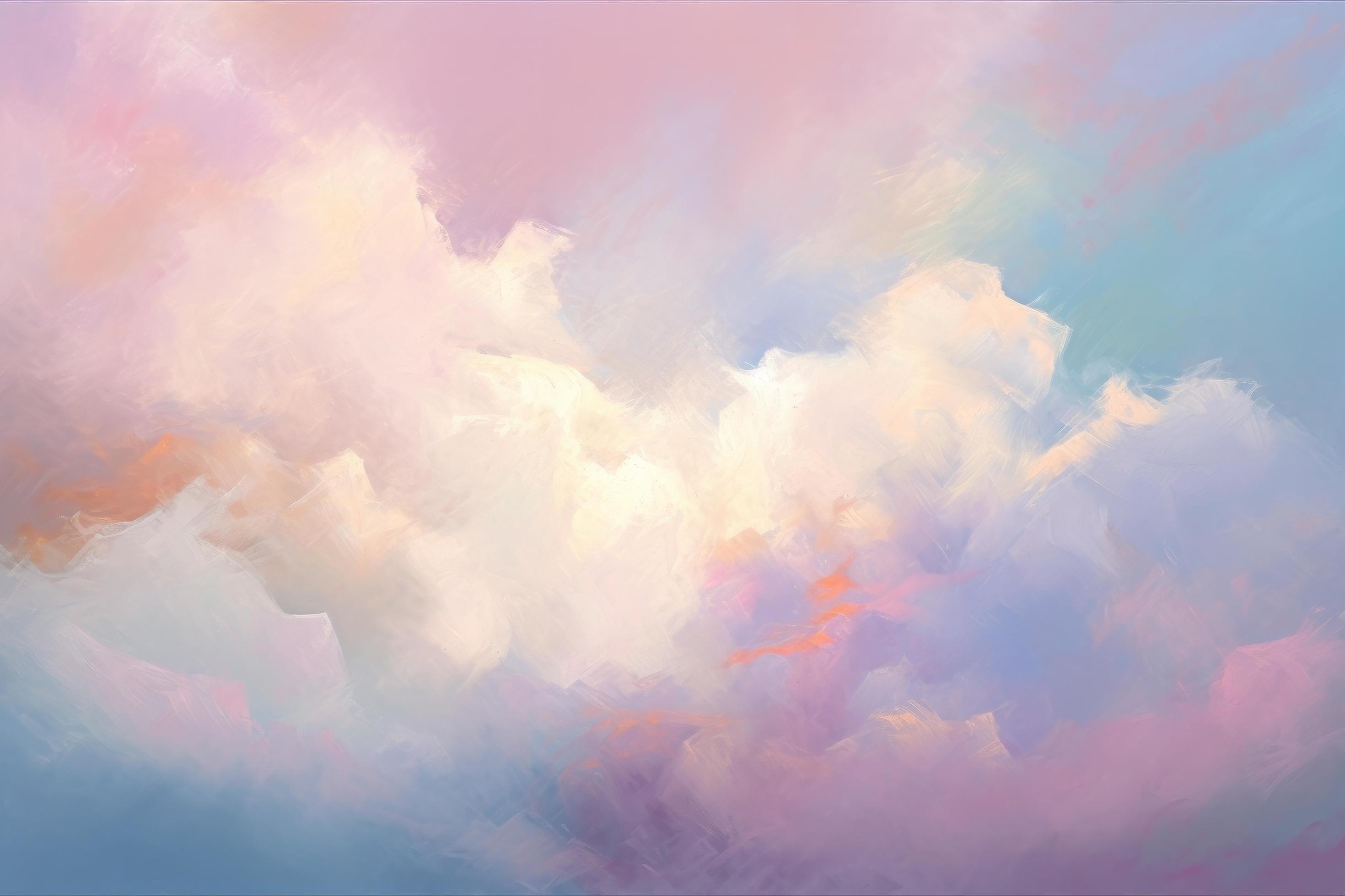 Clouds Pastel Gradient Wallpapers  Aesthetic Pastel Wallpaper 4k