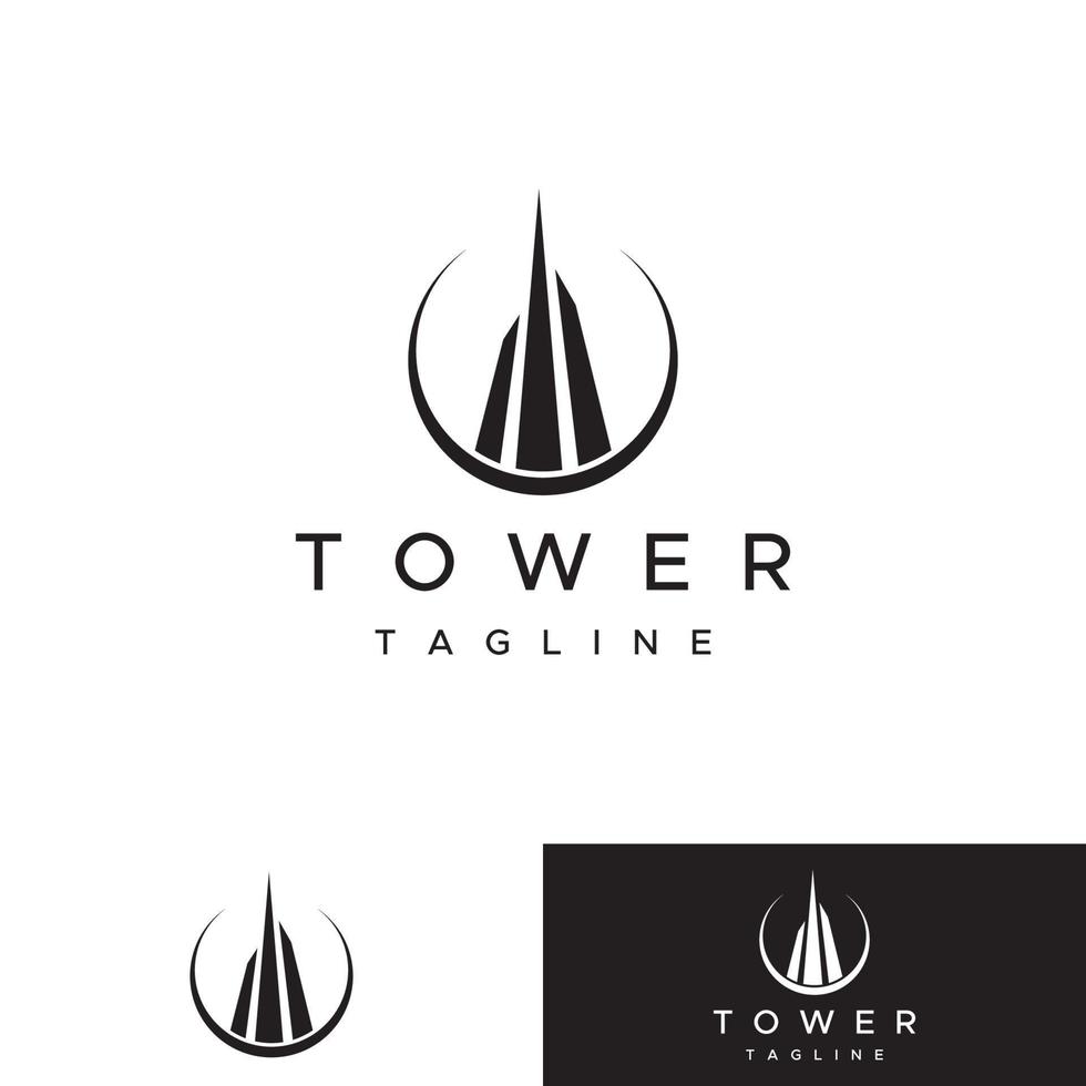 francés eiffel torre edificio y alto torre logo modelo diseño.con editable vector ilustración.