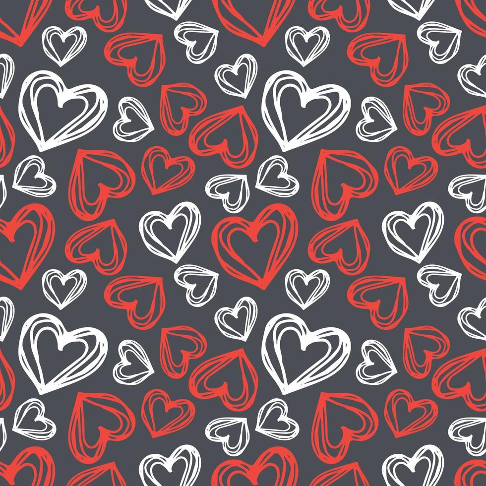 Seamless pattern for Valentine's Day. vector